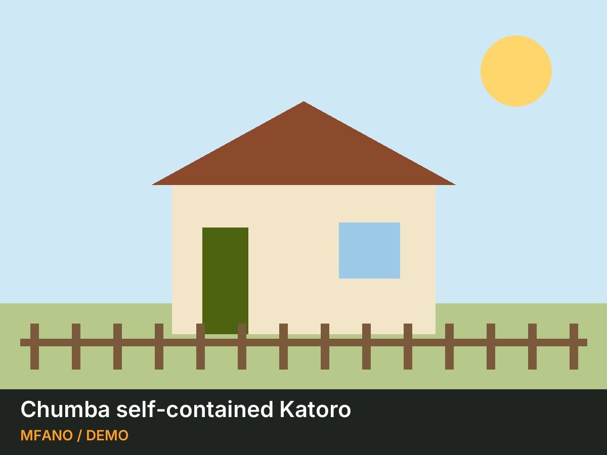 Chumba self-contained Katoro