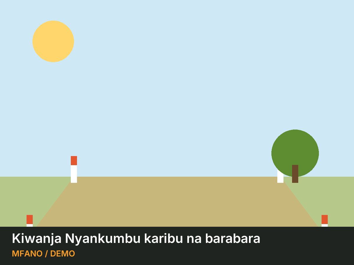 Kiwanja Nyankumbu karibu na barabara
