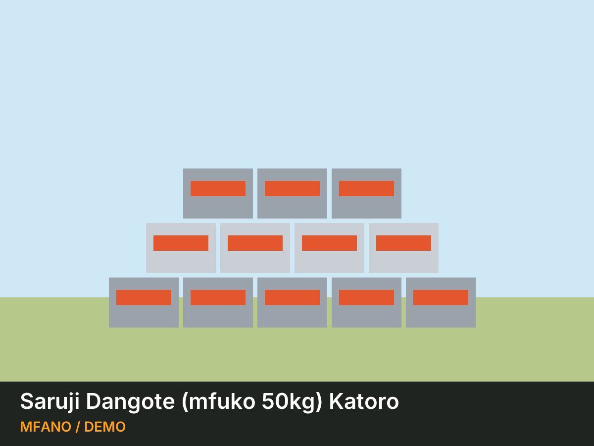 Saruji Dangote (mfuko 50kg) Katoro